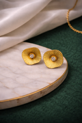 Sunburst Crystal Stud Earrings