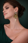 Rajsi Mor Pearl Drop Earrings