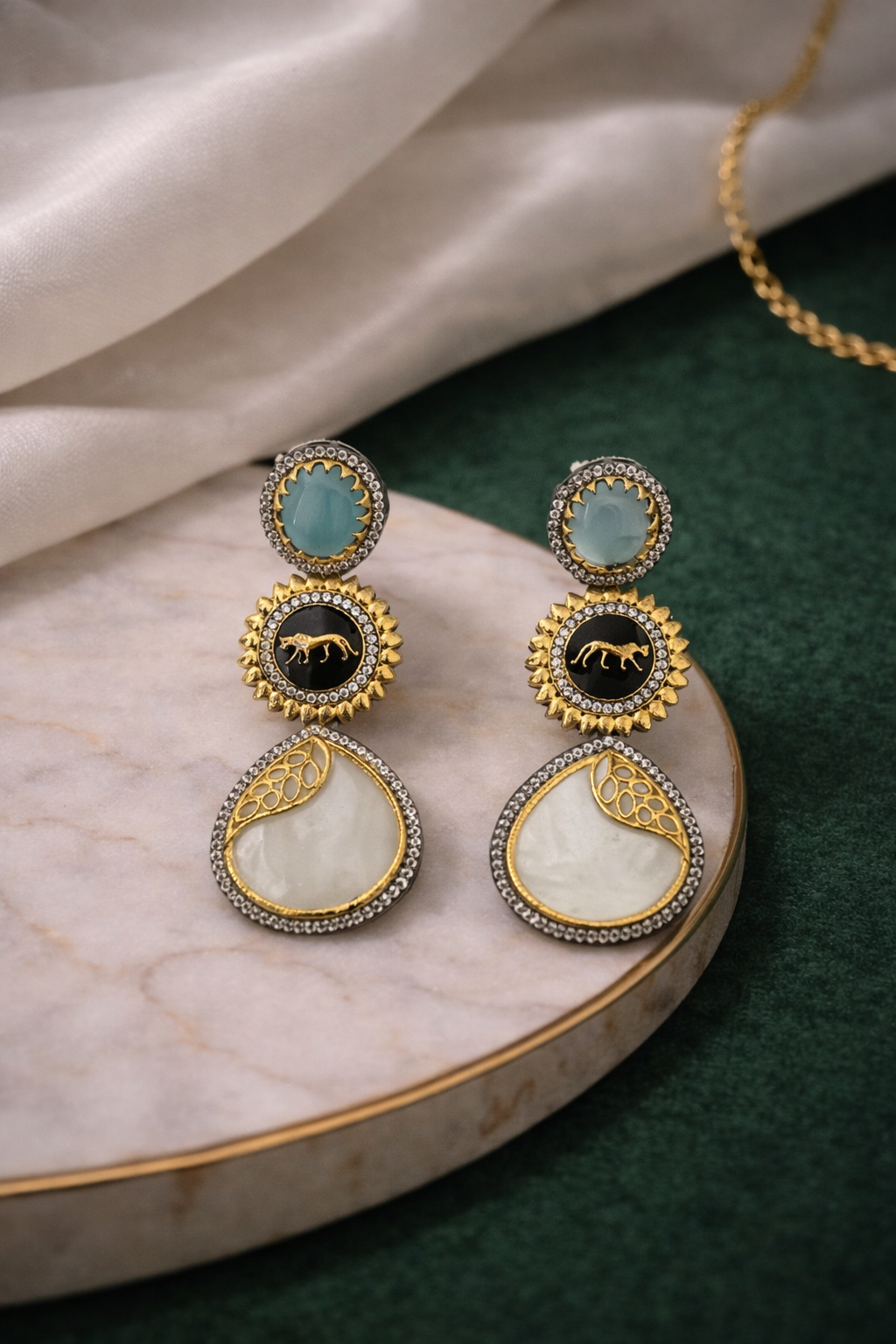 Regal Heritage Drop Earrings