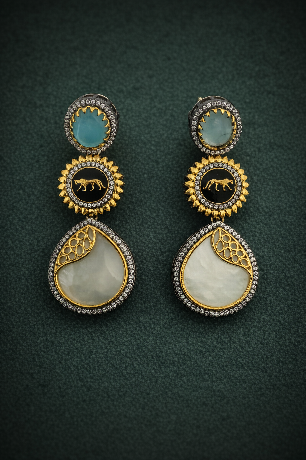 Regal Heritage Drop Earrings