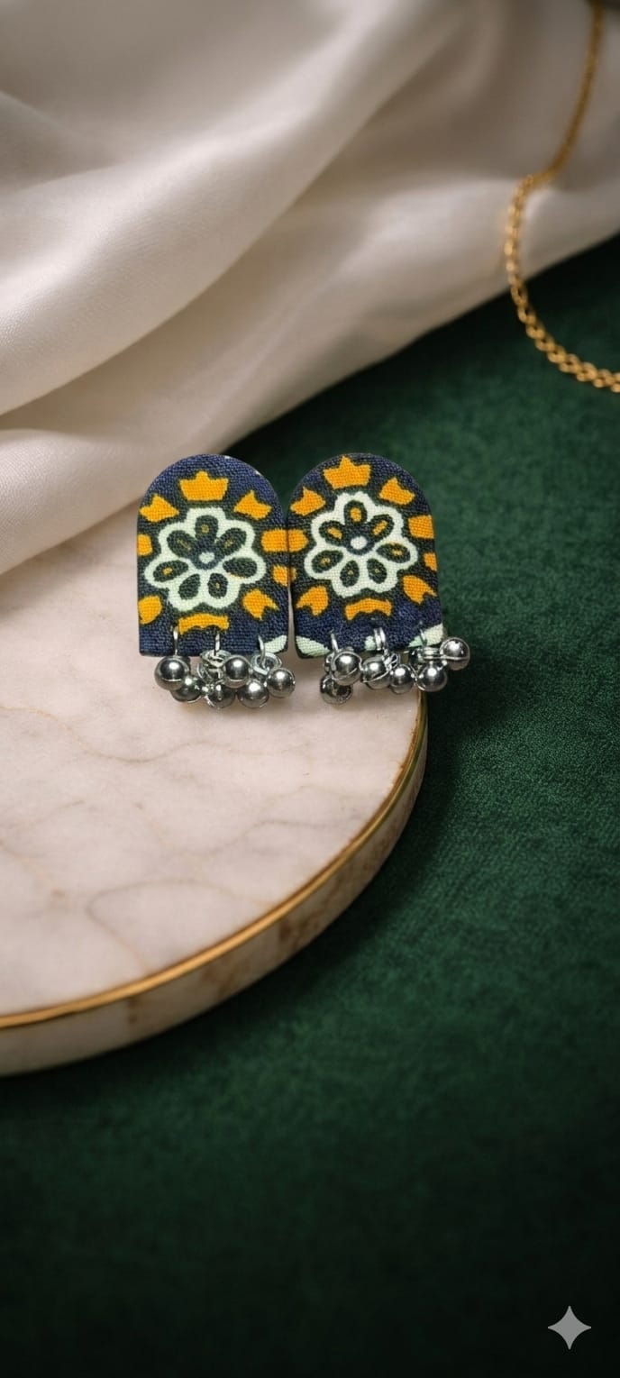 Noor Jaal Fabric Earrings