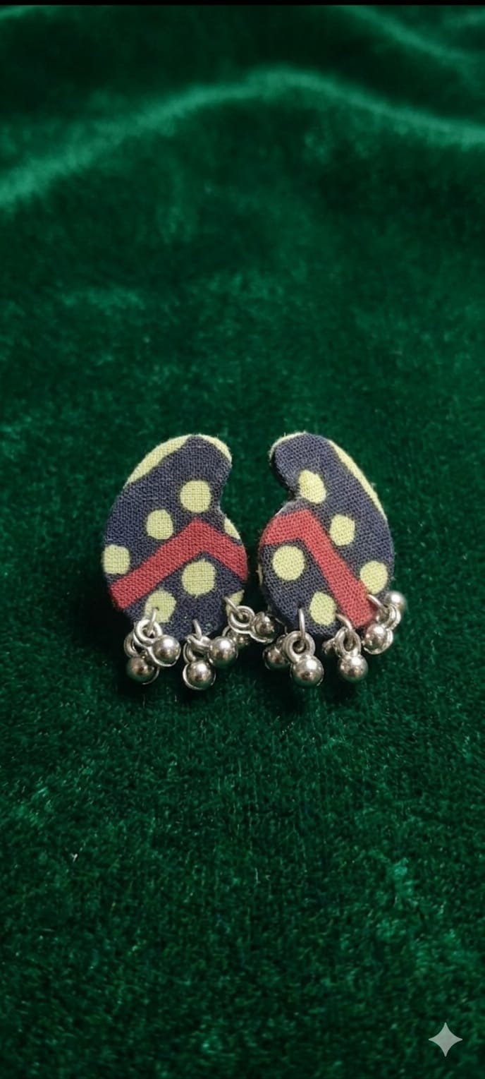 Rangrekha Fabric Earrings