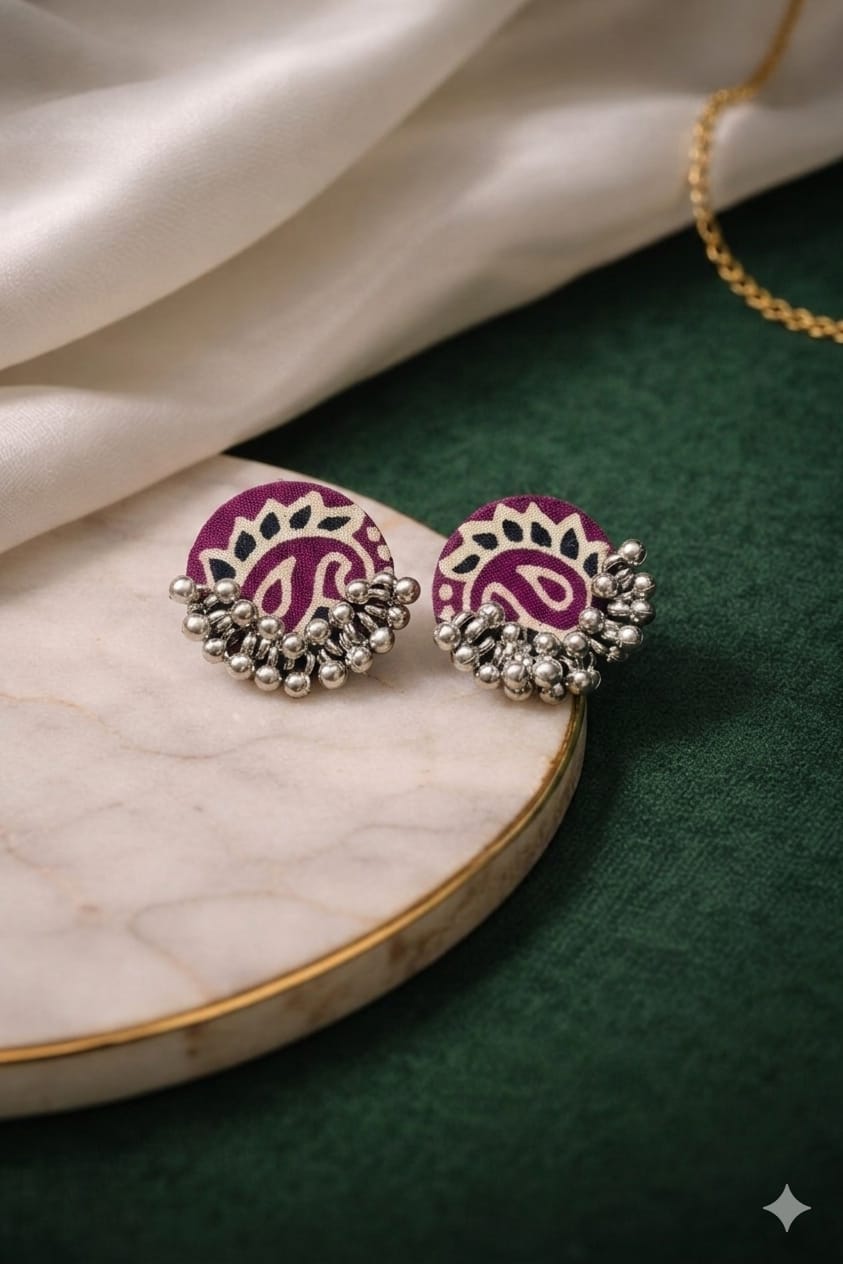 Gulbaari Fabric Earrings