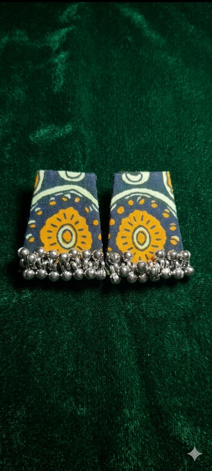 Surya Noor Fabric Earrings