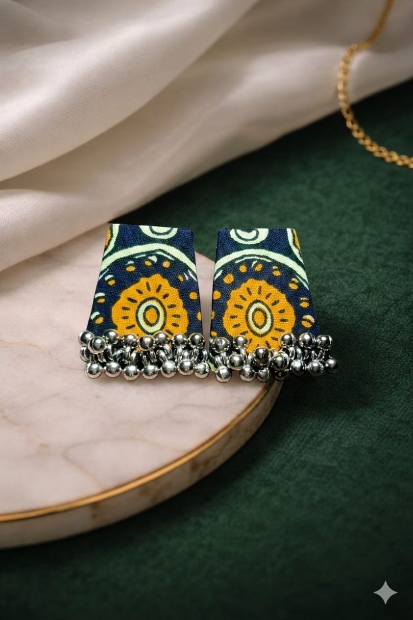 Surya Noor Fabric Earrings