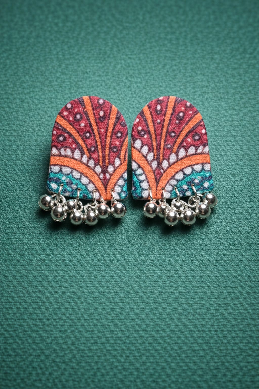 Rang Tarang Fabric Earrings